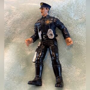 4" Chap Mei Action Figure Police Cop Soldier Rescue Fire Force Policeman